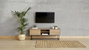 Hanah Home Laxus 140 Soporte para TV Nogal y Negro